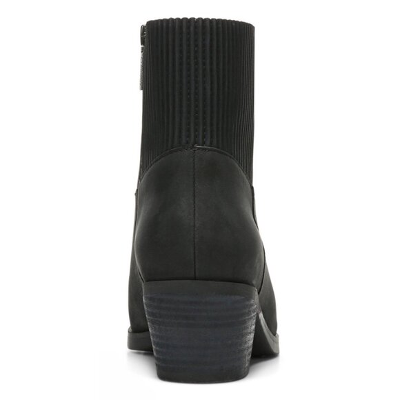 Vionic Water Proof Shantelle US 5 EU 36 Black Suede Heal Booties Arch Support N - Picture 4 of 13